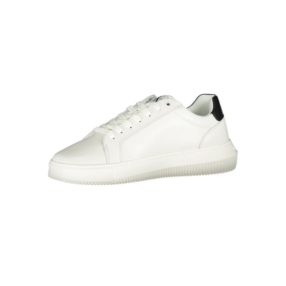 Calvin Klein Sophisticated White Lace-Up Sneakers $294.00 Calvin Klein Luzworld