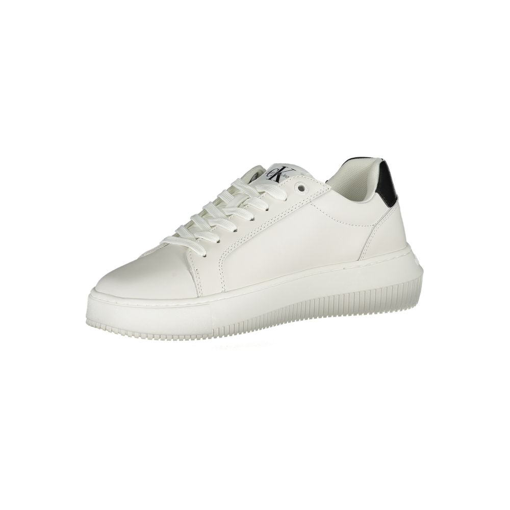 Calvin Klein Eco-Chic White Sneakers with Contrast Details $290.00 Calvin Klein Luzworld