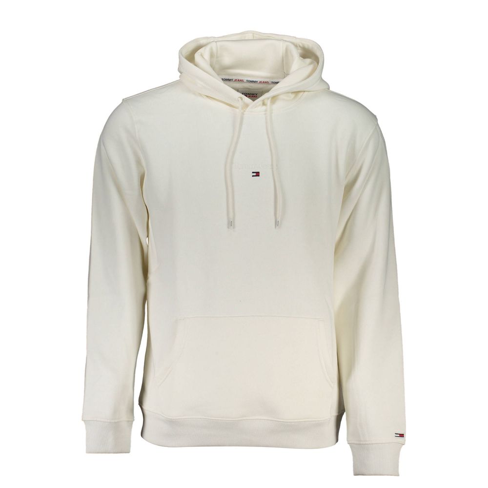 Tommy Hilfiger White Cotton Men Sweater $234.00 Tommy Hilfiger Luzworld