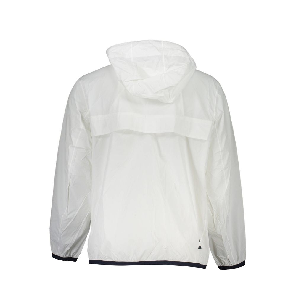 Tommy Hilfiger White Recycled Nylon Men Jacket $312.00 Tommy Hilfiger Luzworld