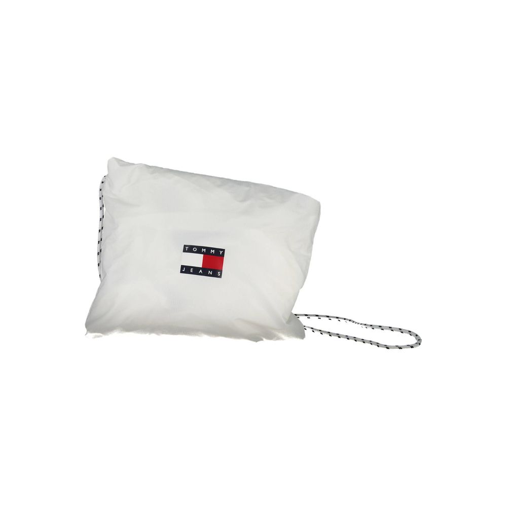 Tommy Hilfiger White Recycled Nylon Men Jacket $312.00 Tommy Hilfiger Luzworld