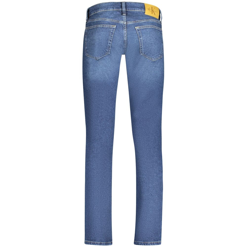 Calvin Klein Blue Cotton Men Jeans $234.00 Calvin Klein Luzworld