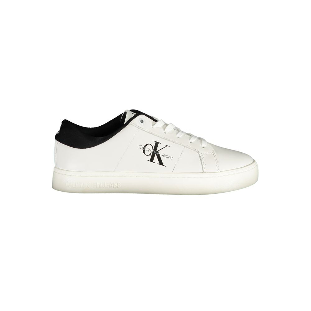 Calvin Klein White Polyester Sneaker $244.00 Calvin Klein Luzworld
