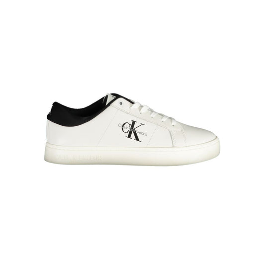 Calvin Klein White Polyester Sneaker $244.00 Calvin Klein Luzworld