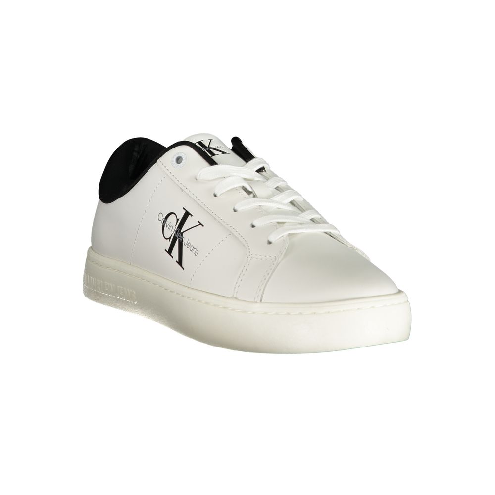 Calvin Klein White Polyester Sneaker $244.00 Calvin Klein Luzworld