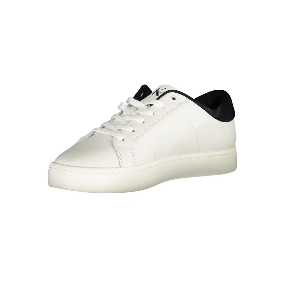 Calvin Klein White Polyester Sneaker $244.00 Calvin Klein Luzworld