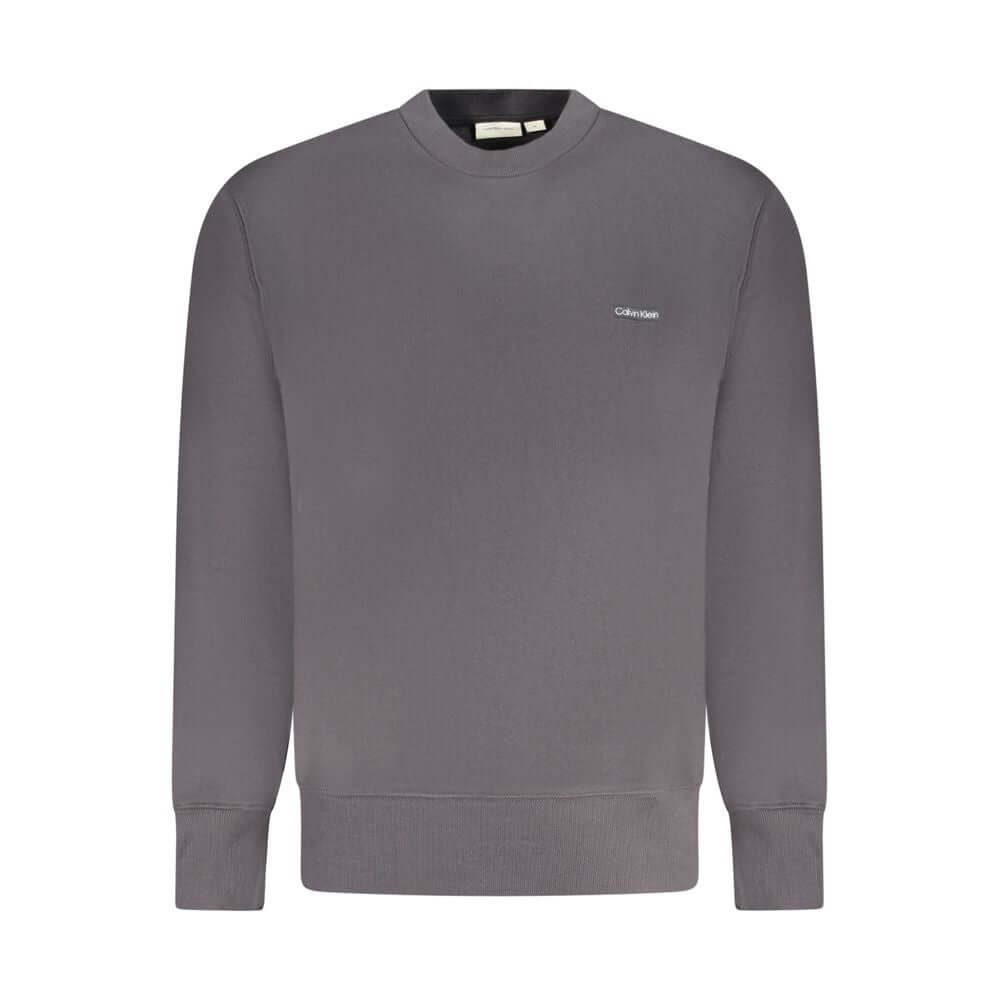 Calvin Klein Black Cotton Men Sweater $221.00 Calvin Klein Luzworld