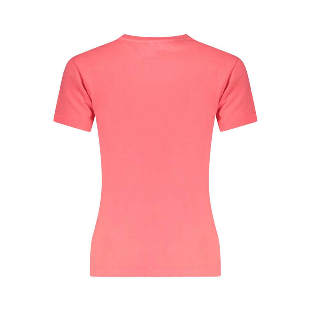 Tommy Hilfiger Pink Cotton Women T-Shirt $132.00 Tommy Hilfiger Luzworld