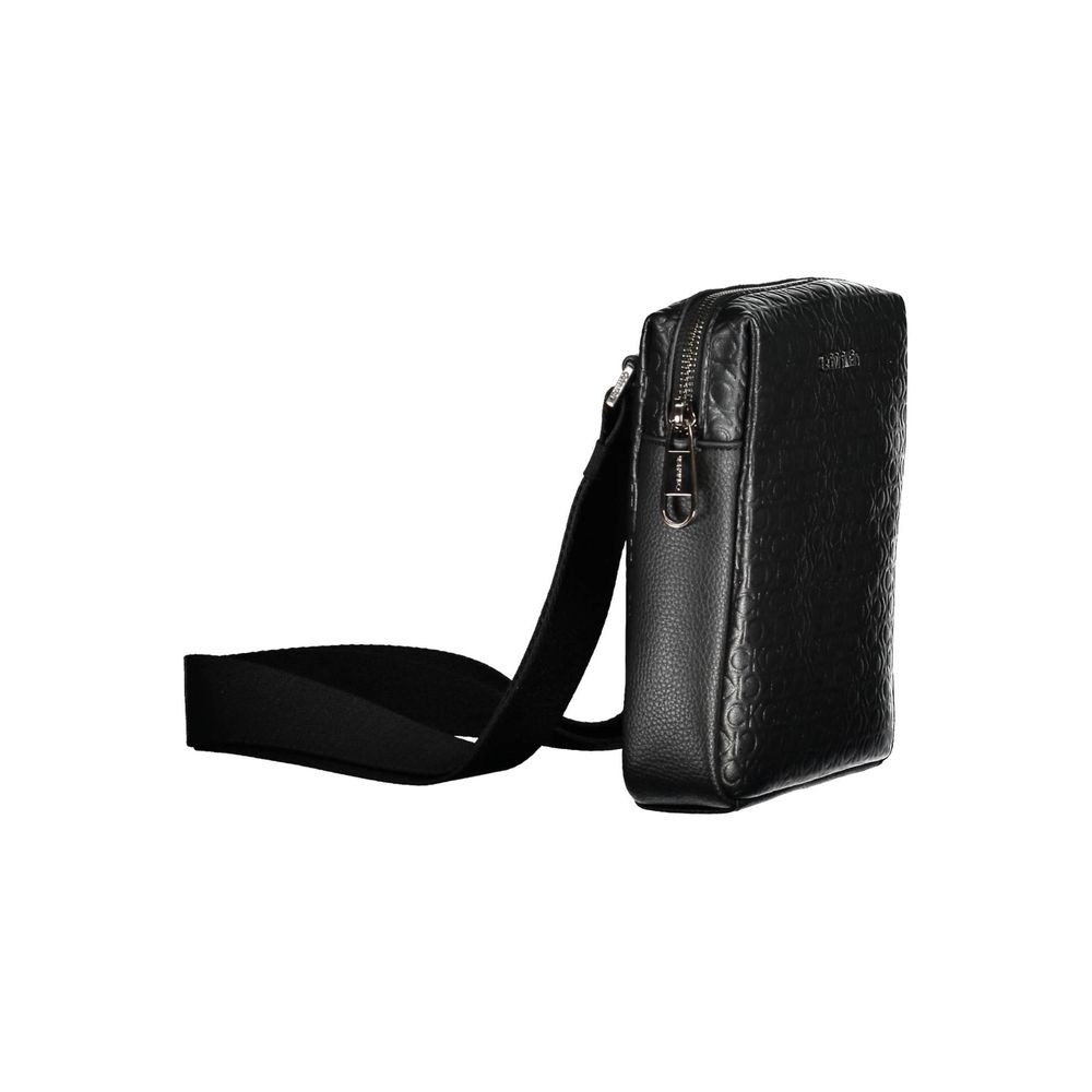 Calvin Klein Black Polyester Shoulder Bag $217.00 Calvin Klein Luzworld