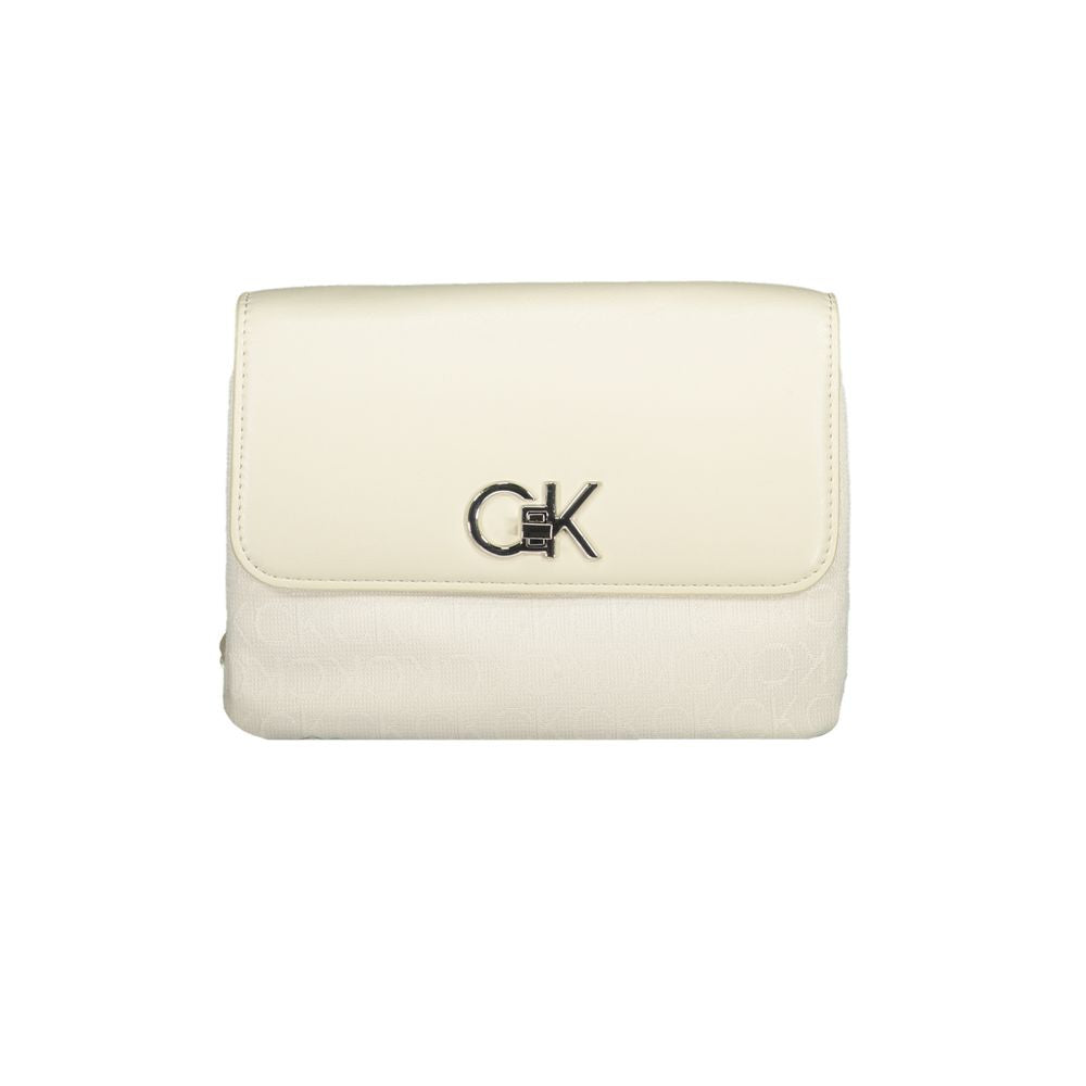 Calvin Klein Beige Polyester Handbag $248.00 Calvin Klein Luzworld
