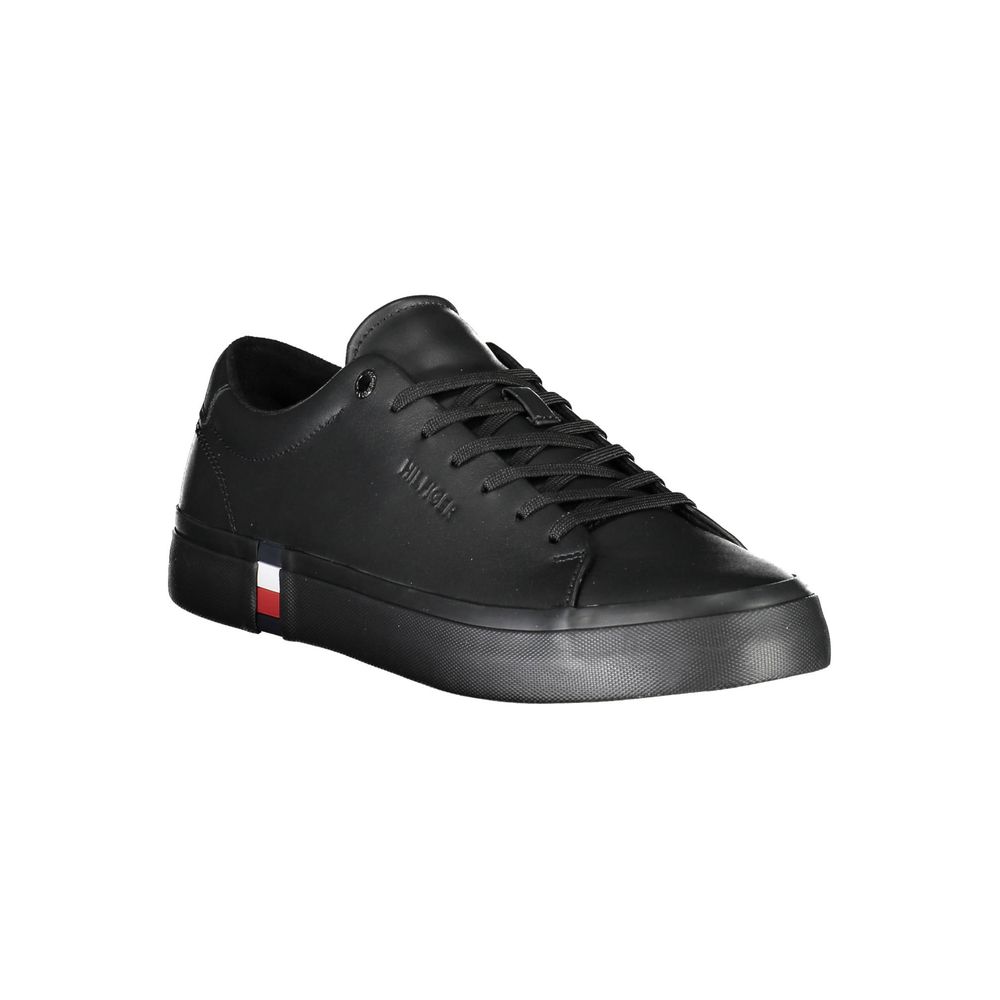 Tommy Hilfiger Black Polyester Sneaker $271.00 Tommy Hilfiger Luzworld