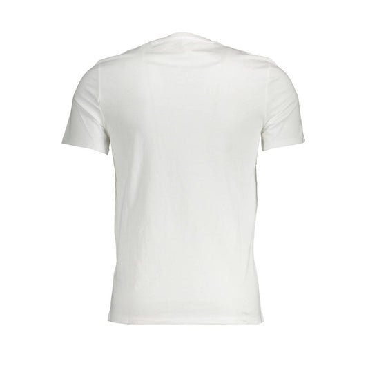 Guess Jeans White Cotton T-Shirt $120.00 Guess Jeans Luzworld