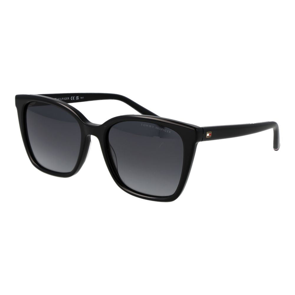Tommy Hilfiger Black Women Sunglass $265.00 Tommy Hilfiger Luzworld