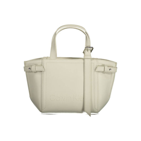 Calvin Klein White Polyester Handbag $508.00 Calvin Klein Luzworld