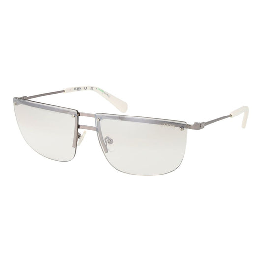Guess Silver Unisex Sunglass $190.00 Guess Luzworld