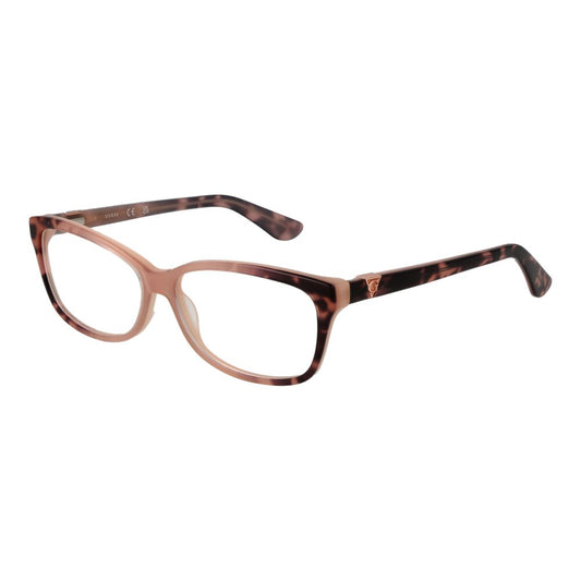 Guess Pink Women Glasses Frame $218.00 Guess Luzworld