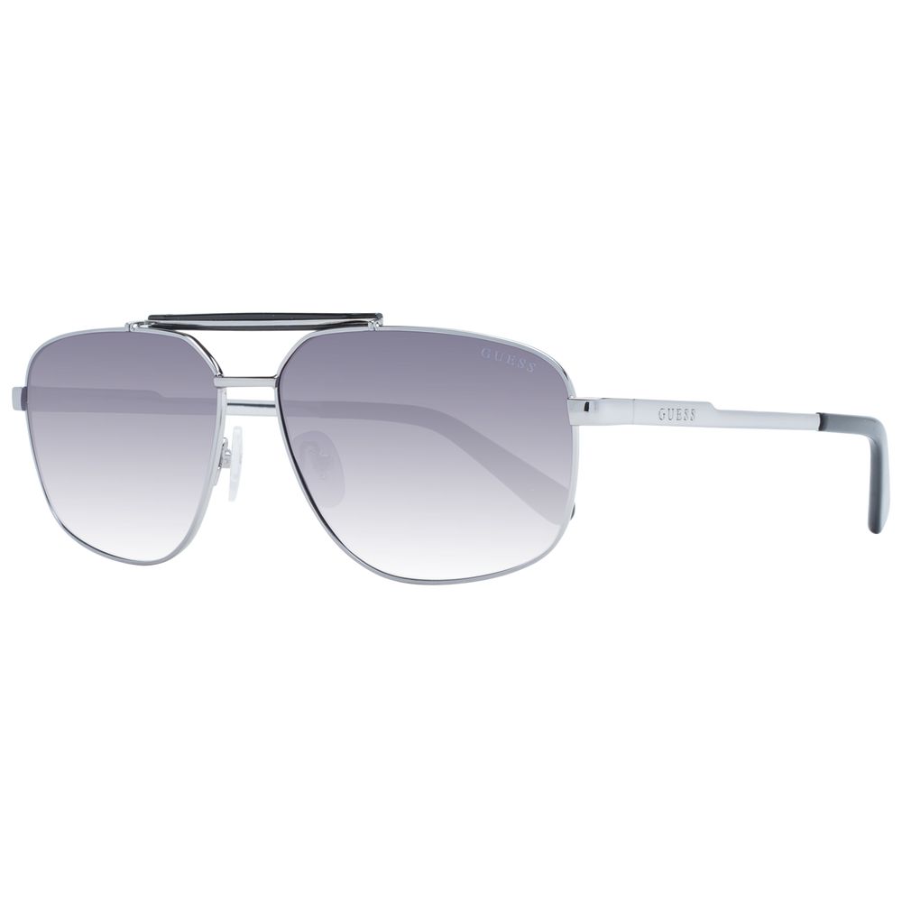 Guess Silver Men Sunglass $218.00 Guess Luzworld