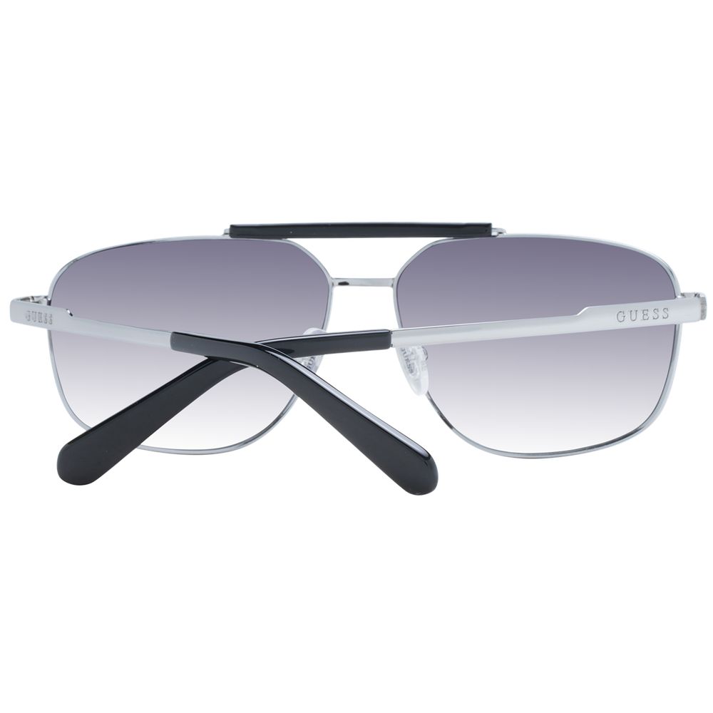 Guess Silver Men Sunglass $218.00 Guess Luzworld