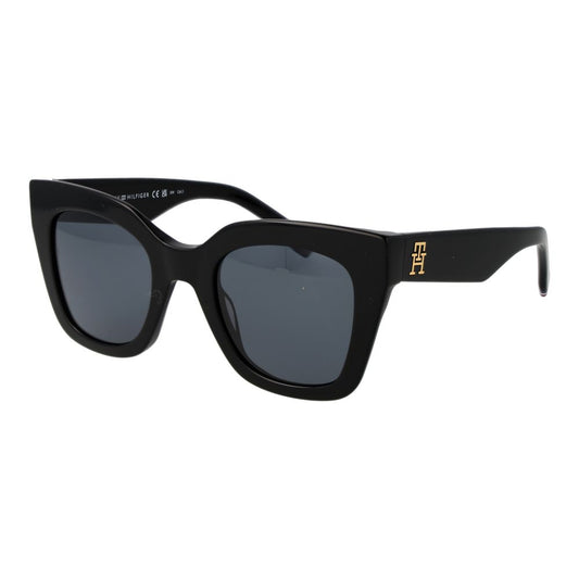 Tommy Hilfiger Black Women Sunglass $296.00 Tommy Hilfiger Luzworld