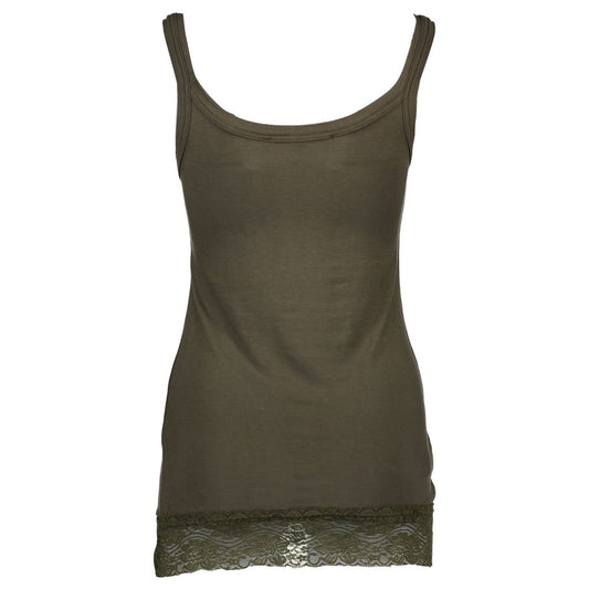 Silvian Heach Green Cotton Women Top $156.00 Silvian Heach Luzworld