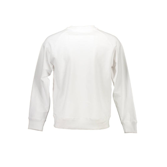 Calvin Klein White Cotton Men Sweater $208.00 Calvin Klein Luzworld