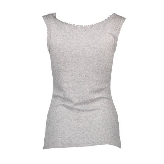 Silvian Heach Gray Viscose Women Top $156.00 Silvian Heach Luzworld