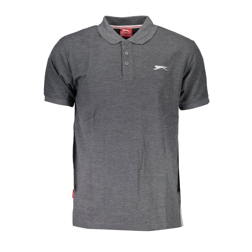 Slazenger Gray Cotton Polo Shirt $145.00 Slazenger Luzworld