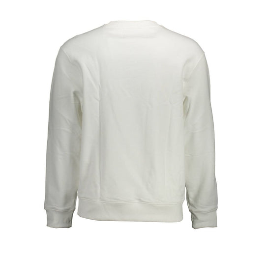 Calvin Klein White Cotton Men Sweater $208.00 Calvin Klein Luzworld