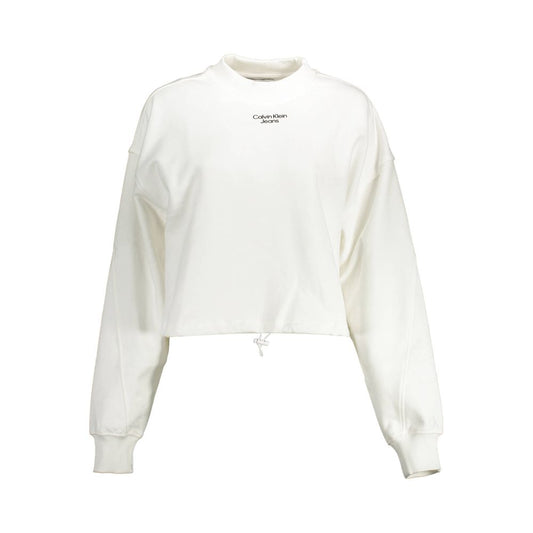 Calvin Klein White Cotton Women Sweater $208.00 Calvin Klein Luzworld