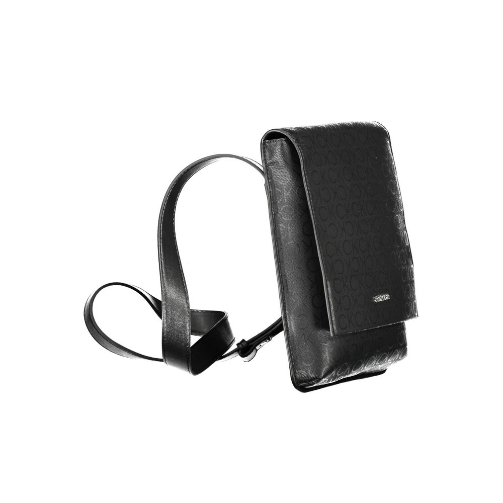 Calvin Klein Black Polyester Shoulder Bag $230.00 Calvin Klein Luzworld