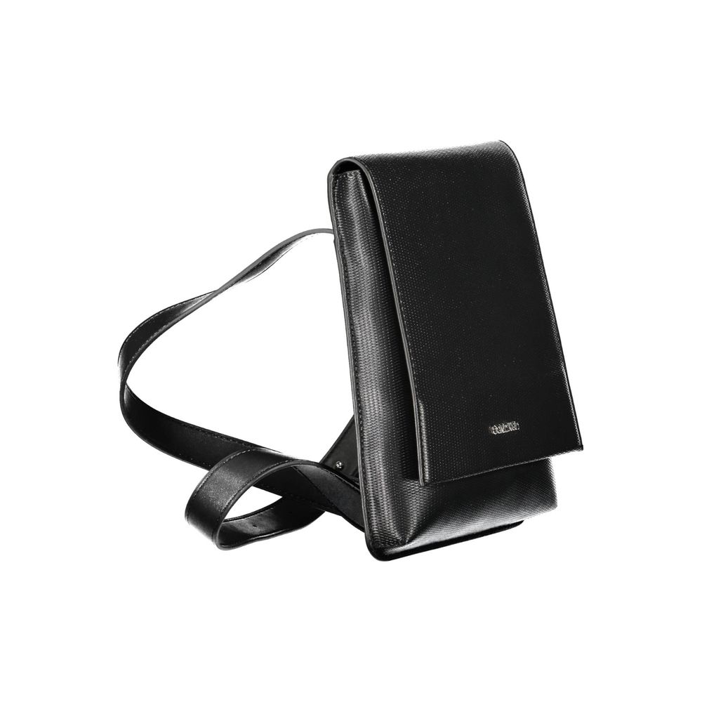 Calvin Klein Black Polyester Shoulder Bag $230.00 Calvin Klein Luzworld