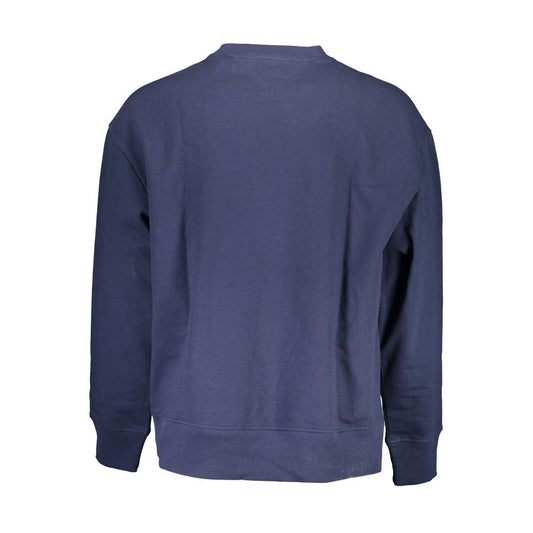 Tommy Hilfiger Blue Cotton Men Sweater $230.00 Tommy Hilfiger Luzworld
