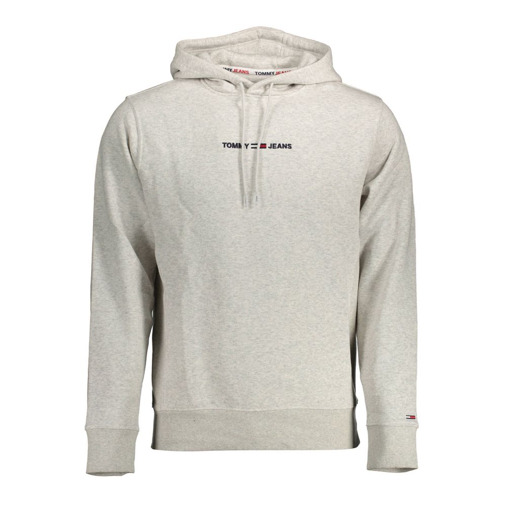 Tommy Hilfiger Gray Cotton Men Sweater $230.00 Tommy Hilfiger Luzworld