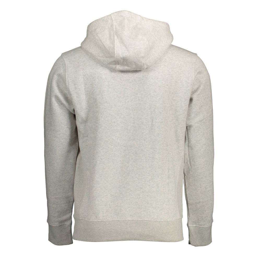 Tommy Hilfiger Gray Cotton Men Sweater $230.00 Tommy Hilfiger Luzworld