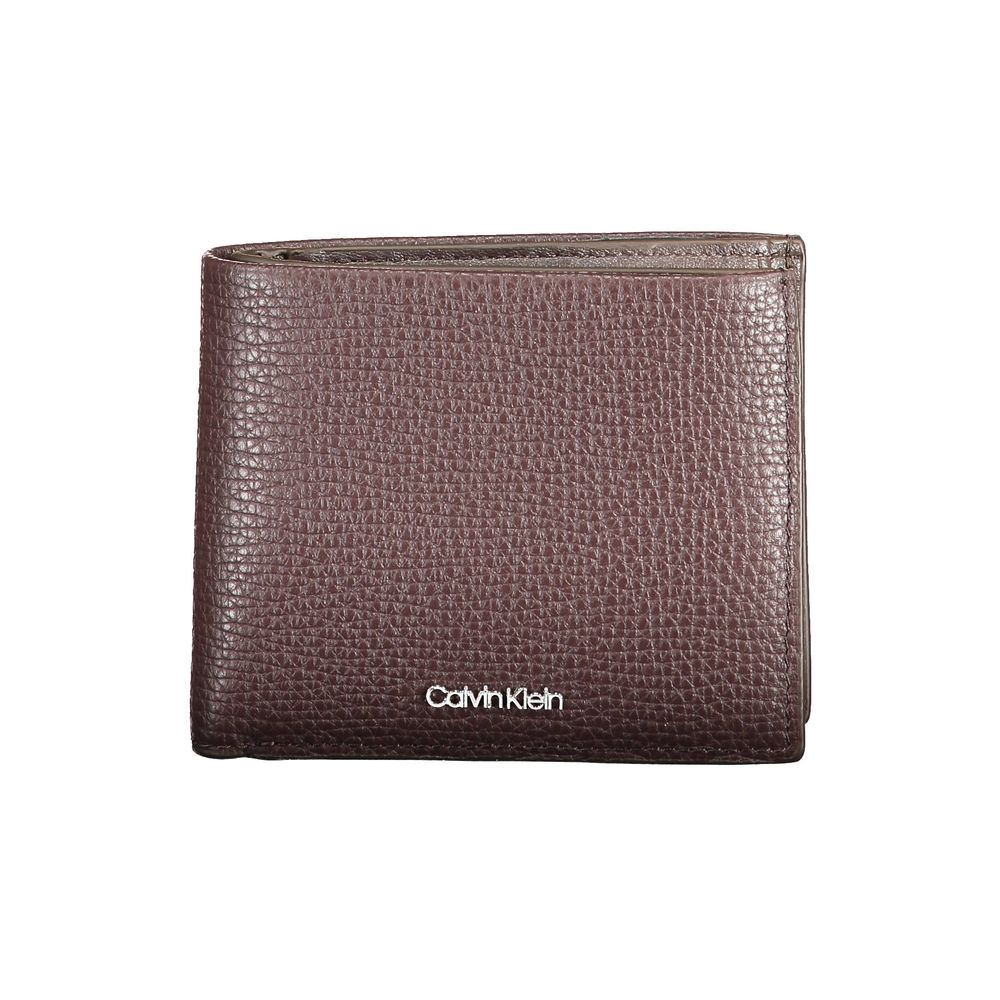 Calvin Klein Brown Leather Wallet $199.00 Calvin Klein Luzworld