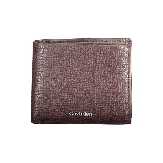 Calvin Klein Brown Leather Wallet $199.00 Calvin Klein Luzworld