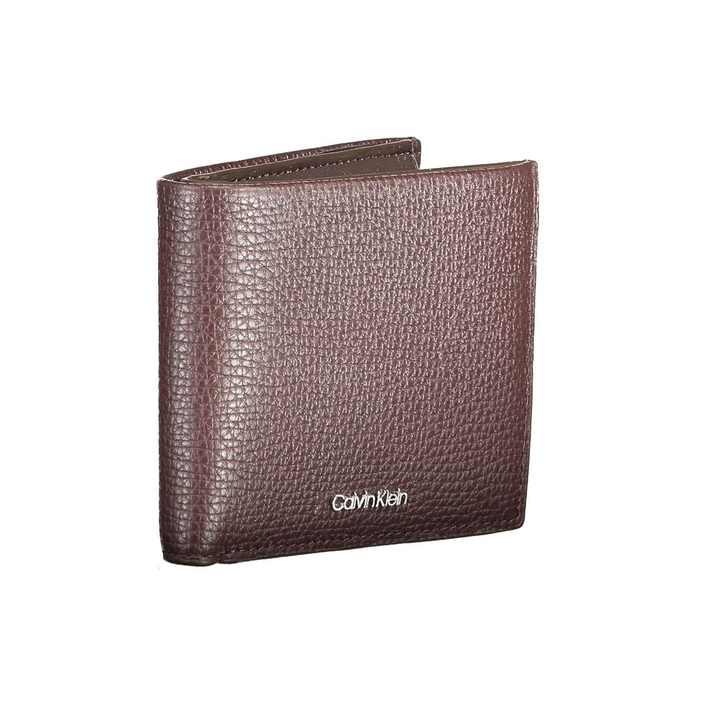 Calvin Klein Brown Leather Wallet $199.00 Calvin Klein Luzworld