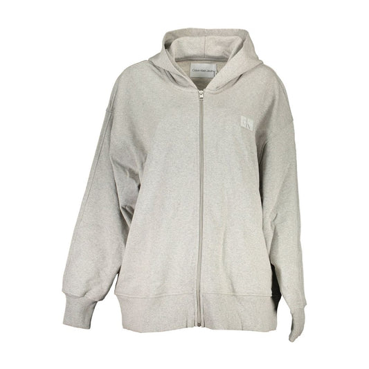 Calvin Klein Gray Cotton Women Sweater $275.00 Calvin Klein Luzworld