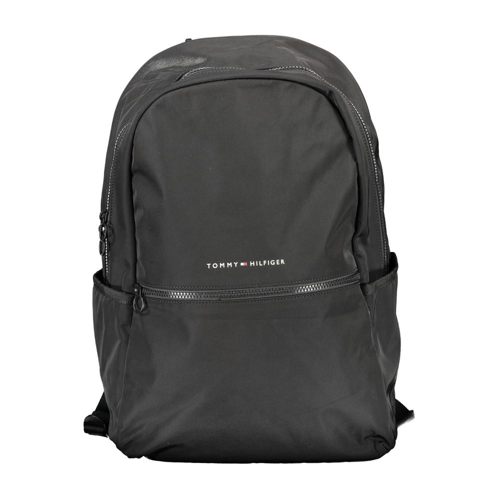Tommy Hilfiger Black Polyester Backpack $252.00 Tommy Hilfiger Luzworld