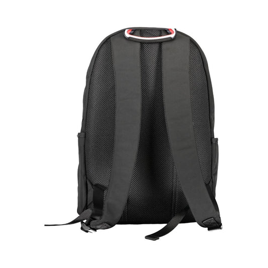 Tommy Hilfiger Black Polyester Backpack $252.00 Tommy Hilfiger Luzworld