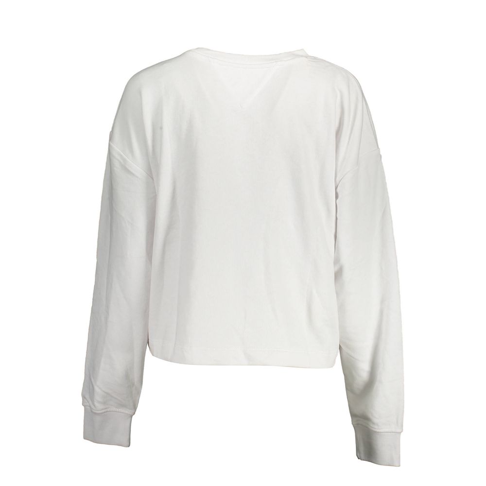 Tommy Hilfiger White Cotton Women Sweater $202.00 Tommy Hilfiger Luzworld