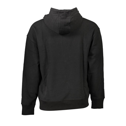 Tommy Hilfiger Black Cotton Men Sweater $250.00 Tommy Hilfiger Luzworld