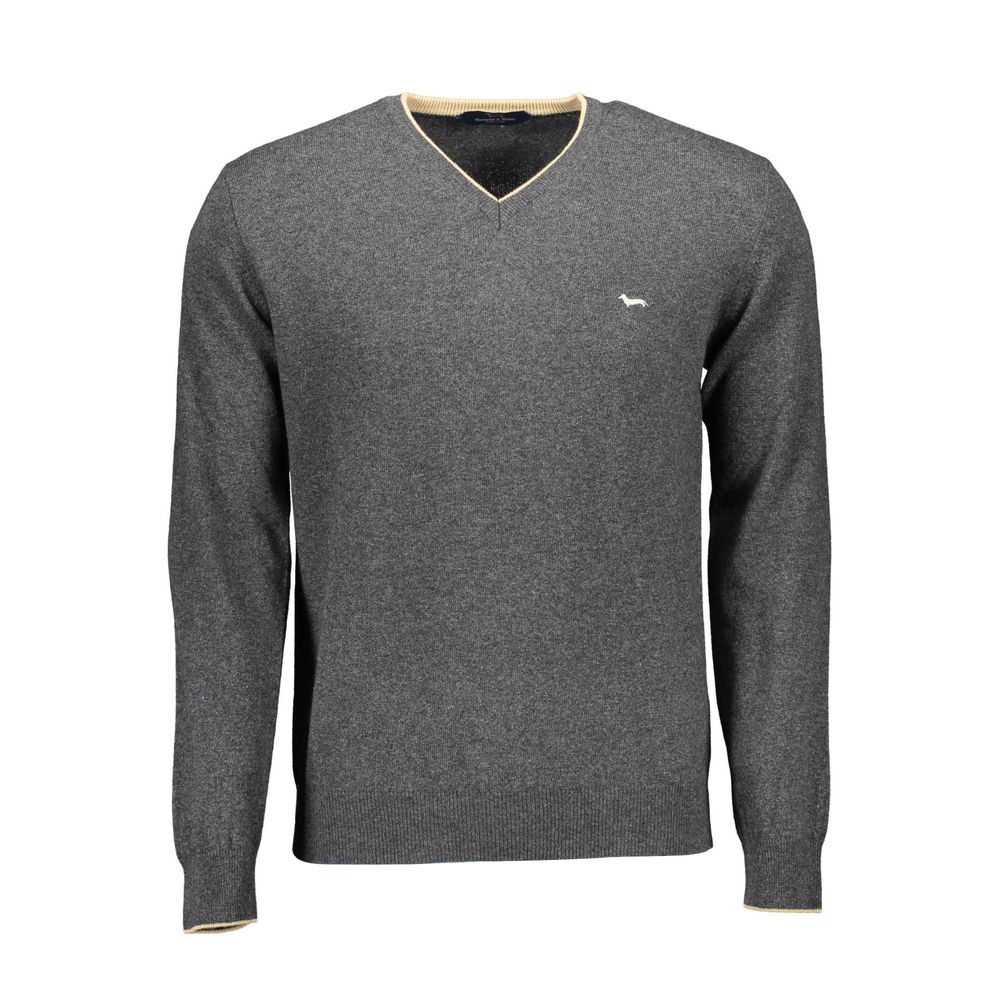 Harmont & Blaine Gray Wool Sweater $295.00 Harmont & Blaine Luzworld