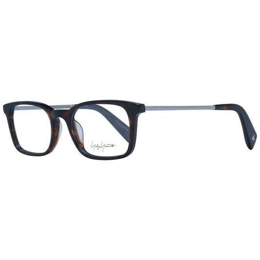 Yohji Yamamoto Brown Unisex Glasses Frame $730.00 Yohji Yamamoto Luzworld