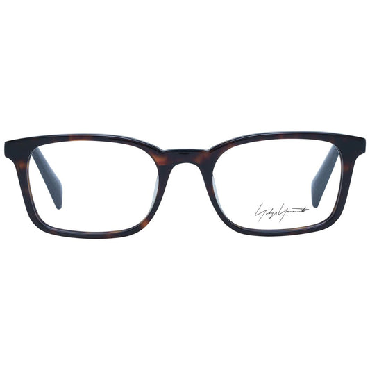 Yohji Yamamoto Brown Unisex Glasses Frame $730.00 Yohji Yamamoto Luzworld