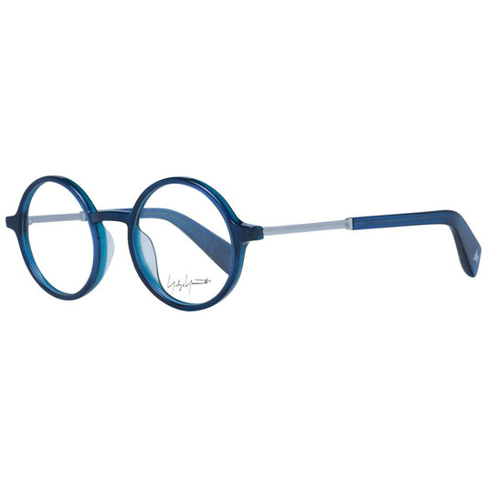 Yohji Yamamoto Blue Unisex Glasses Frame $730.00 Yohji Yamamoto Luzworld