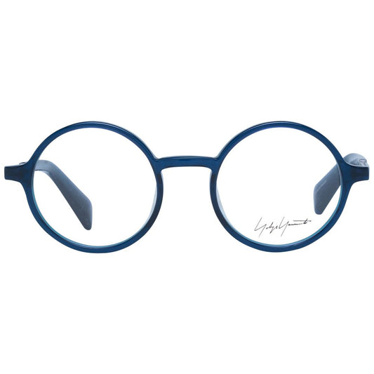 Yohji Yamamoto Blue Unisex Glasses Frame $730.00 Yohji Yamamoto Luzworld