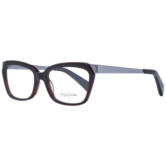 Yohji Yamamoto Brown Unisex Glasses Frame $614.00 Yohji Yamamoto Luzworld