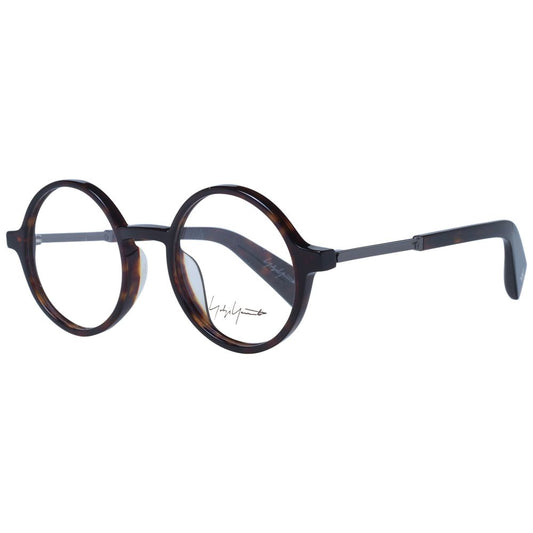Yohji Yamamoto Brown Unisex Glasses Frame $730.00 Yohji Yamamoto Luzworld