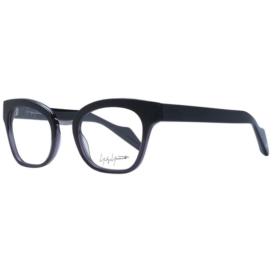 Yohji Yamamoto Black Unisex Glasses Frame $655.00 Yohji Yamamoto Luzworld
